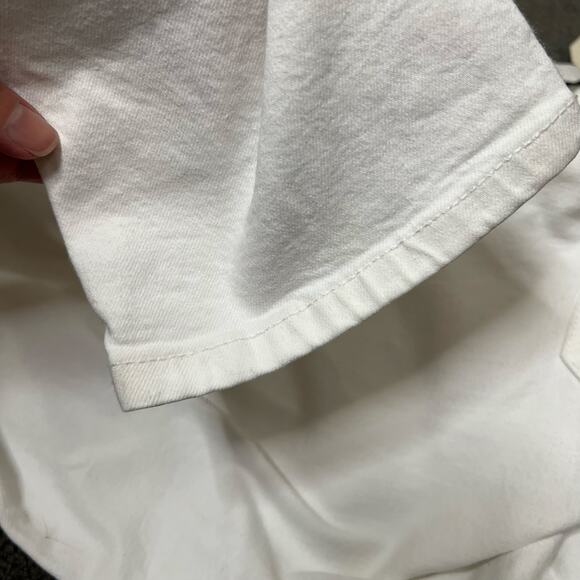 Current Elliot Arroyo Mom Jeans 27 Womens Blanc Wash White Pleated Tapered New - Picture 10 of 12